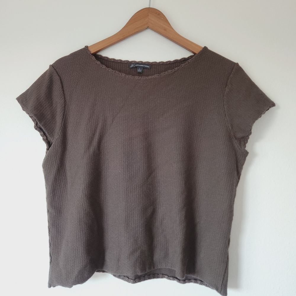 Knit Short Sleeve Top
